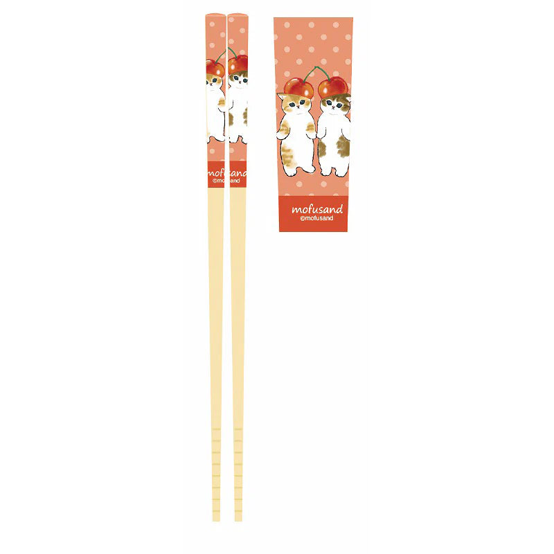 【Order】Mofusand Japanese Bamboo Chopsticks Made in Japan
