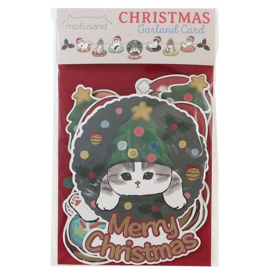 Mofusand Xmas Garland Card 立體裝飾卡 （冬甩）