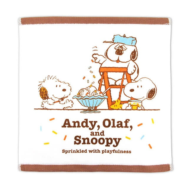 Snoopy Town「ANDY,OLAF, and SNOOPY Sprinkled with playfulness」- 毛巾