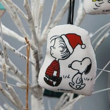 Peanuts Snoopy Vintage Christmas 2024 布製聖誕樹掛飾