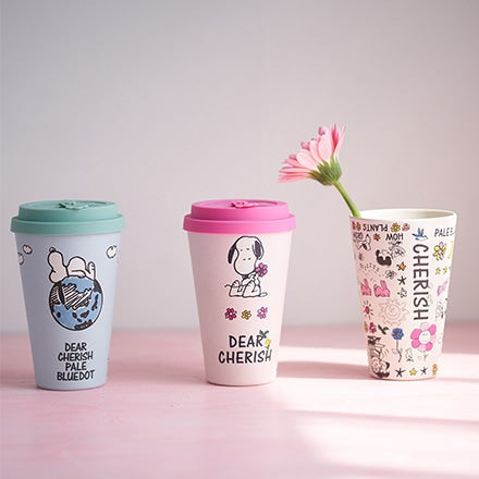 【Order】Afternoon Tea LIVING x "TAKE CARE WITH PEANUTS" bamboo fiber tumbler