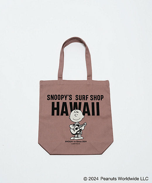 【預訂】Snoopy in Ginza 銀座展 - SNOOPY’S SURF SHOP Tote Bag 連貼紙