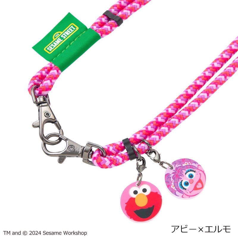 【Order】Sesame Street double buckle lanyard mobile phone strap shoulder strap