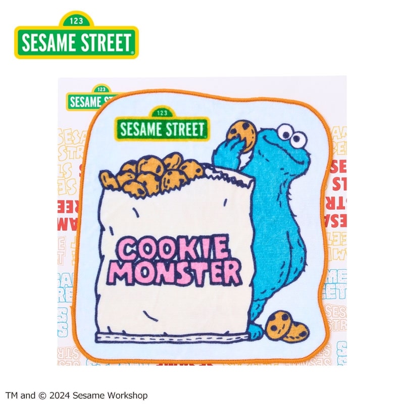 Sesame Street 芝麻街 Die-Cut 小毛巾