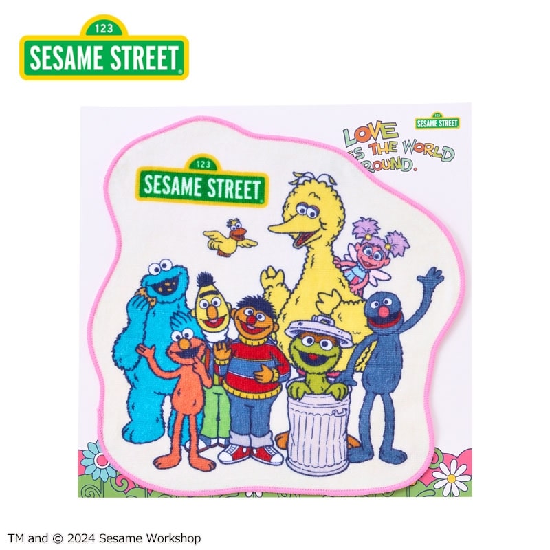 Sesame Street 芝麻街 Die-Cut 小毛巾