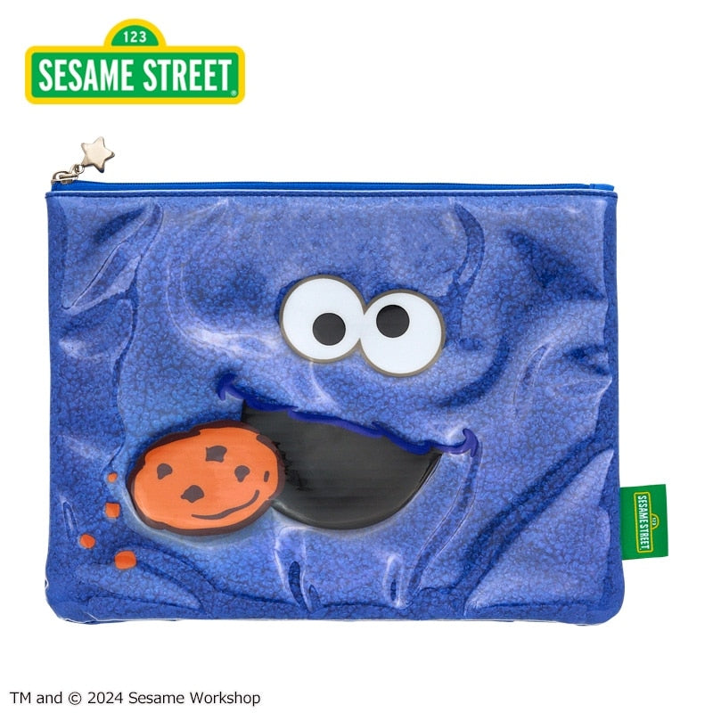 Sesame Street 芝麻街 毛毛 Flat Pouch Cookie Monster