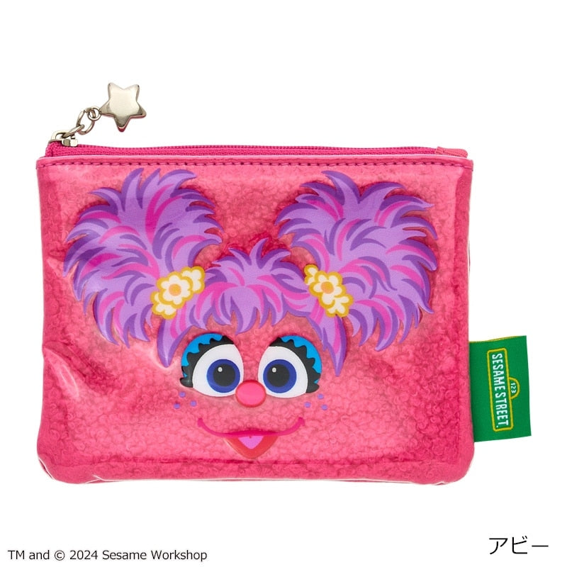 Sesame Street 芝麻街 毛毛 Flat Pouch Abby