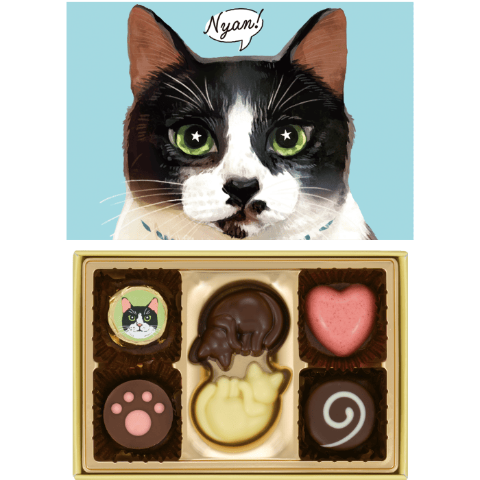 【Pre-order｜Feb】Valentine's Day Limited - Nekomyamire Cat Chocolate｜Cut-Off：Jan20