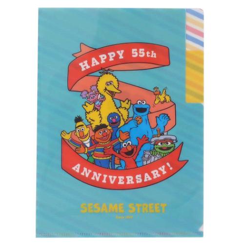 【Order】Sesame Street 55th Anniversary Stationery - 2-Pocket A5 File