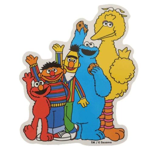 【Order】Sesame Street die-cut stickers 