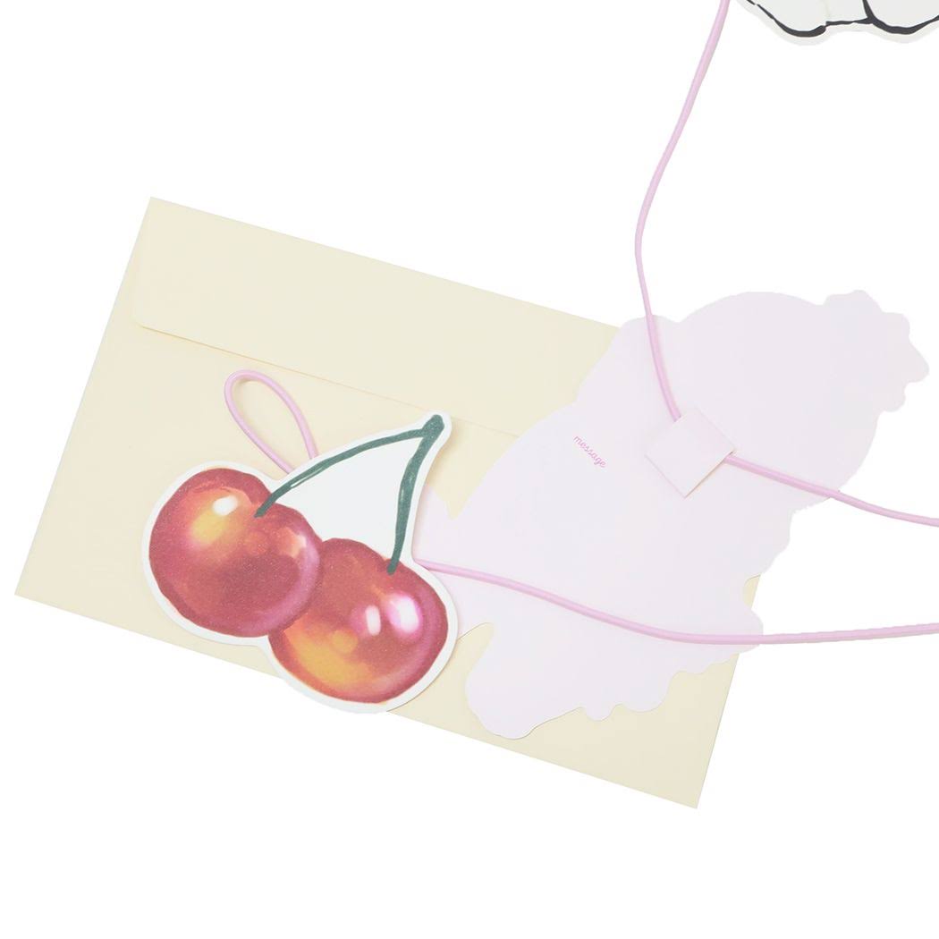 [Order] Mofusand Fruit Cat Garland Card 3D Decoration Card Birthday Card