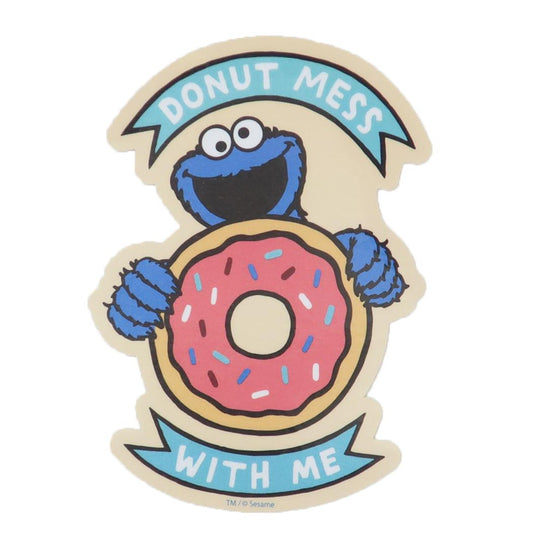 【訂貨】芝麻街耐水耐光貼紙（Cookie Monster）