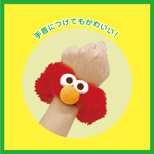 芝麻街 Elmo Cookie Monster 毛毛 髮圈 髮飾 手帶