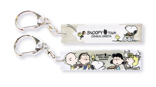 [Order] SNOOPY TOWN Umeda store limited takoyaki party - keychain/standee/magnet