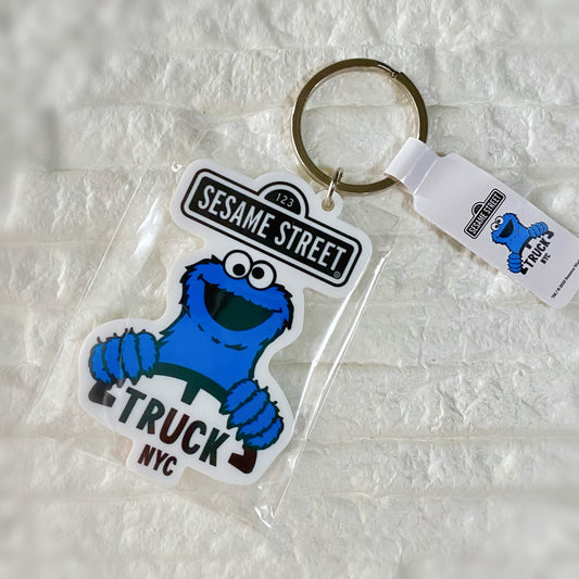 【In stock】Sesame Street Truck NYC. Keyholder - Cookie Monster