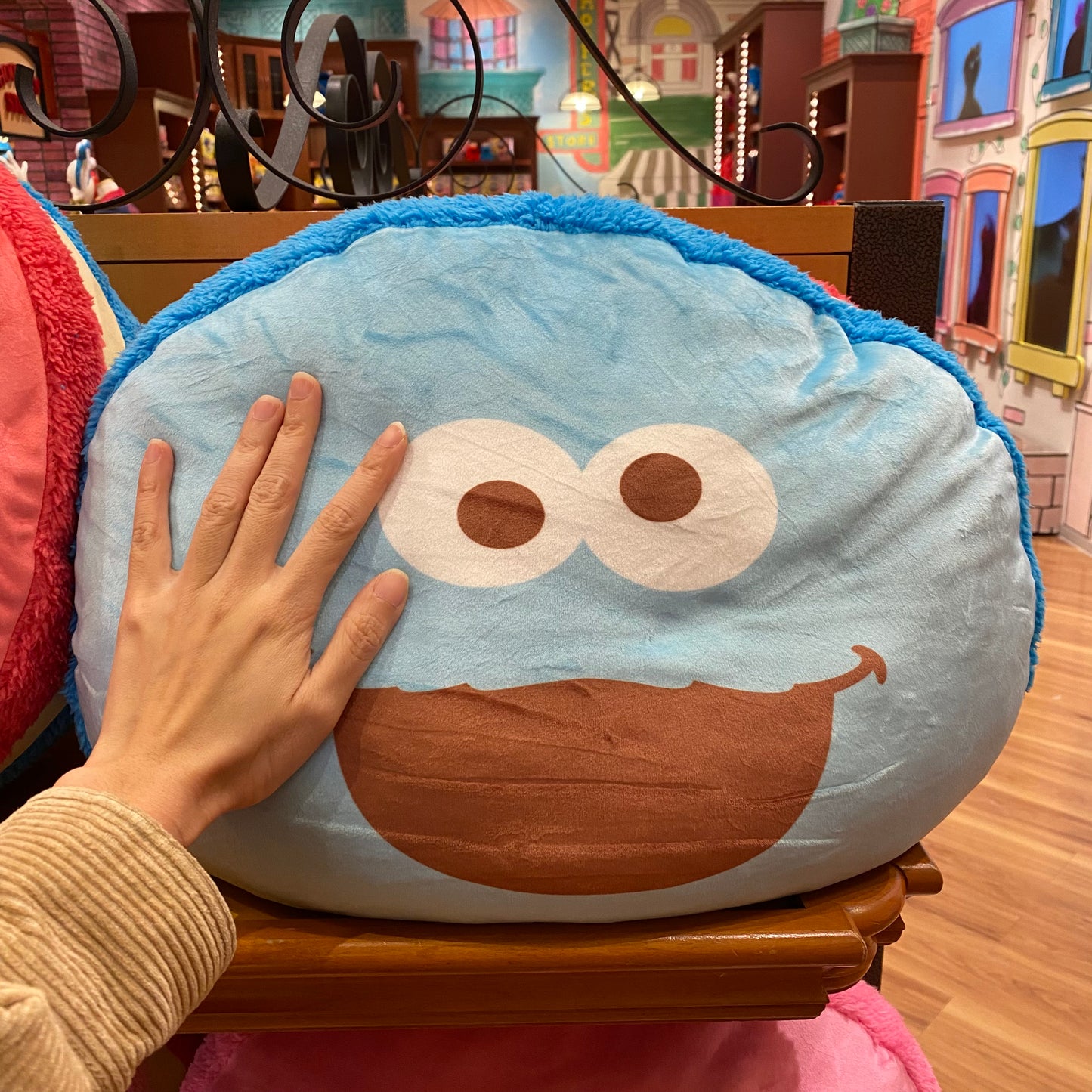 【Order】USJ Sesame Street Big Size Macaron Cushion