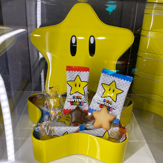 【訂貨】USJ Mario 星星 曲奇糖果盒
