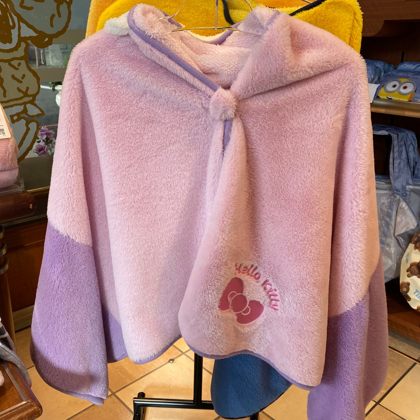 USJ Hello Kitty 連帽毛毯 Blanket