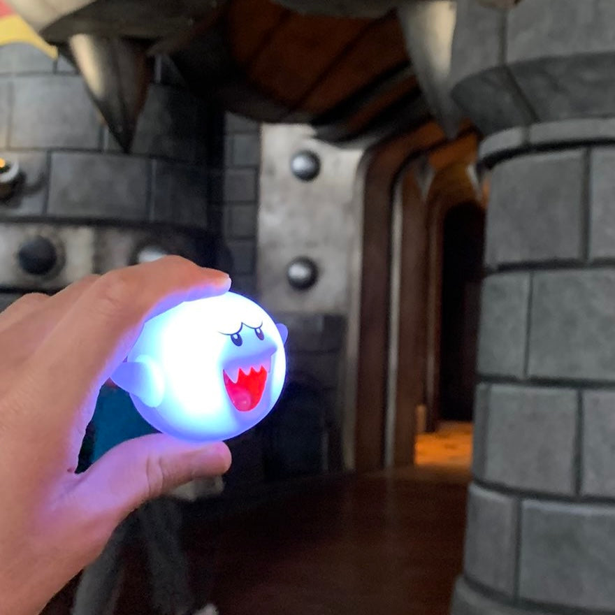 【Order】USJ Mario Ghost Boo Luminous Keychain 