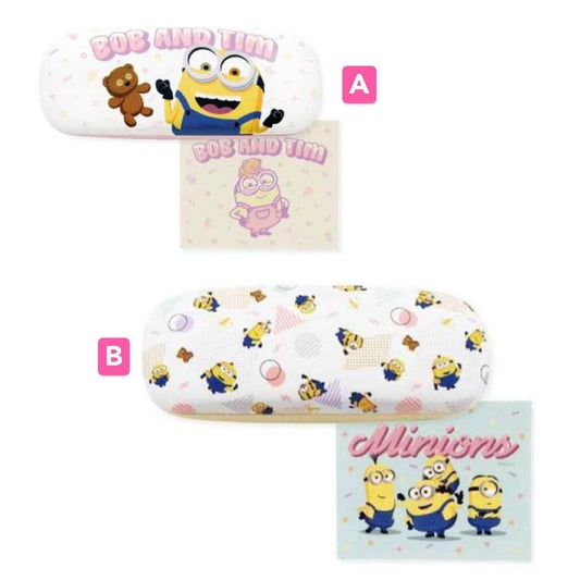 【In Stock】Minions Glasses Case with Cloth