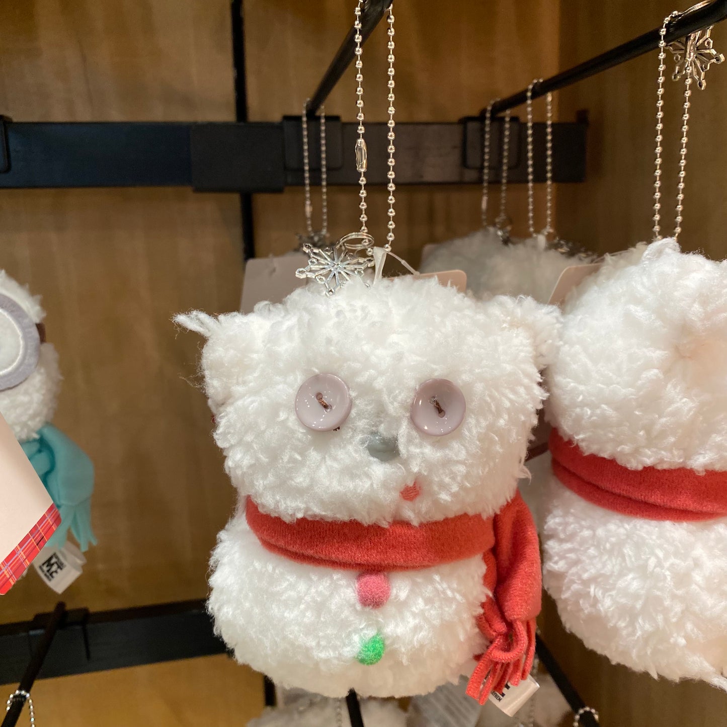 [In Stock] USJ Christmas Series Minions Winter Break - Bob & Tim Snowman Plush Chain