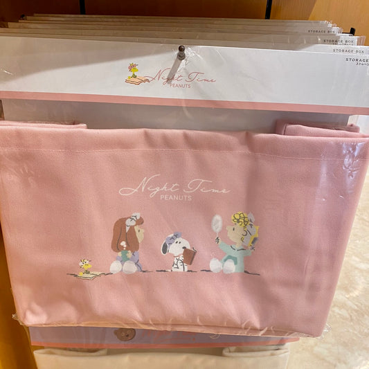 【Order】 USJ Peanuts Snoopy Night Time Series - Foldable Storage Box