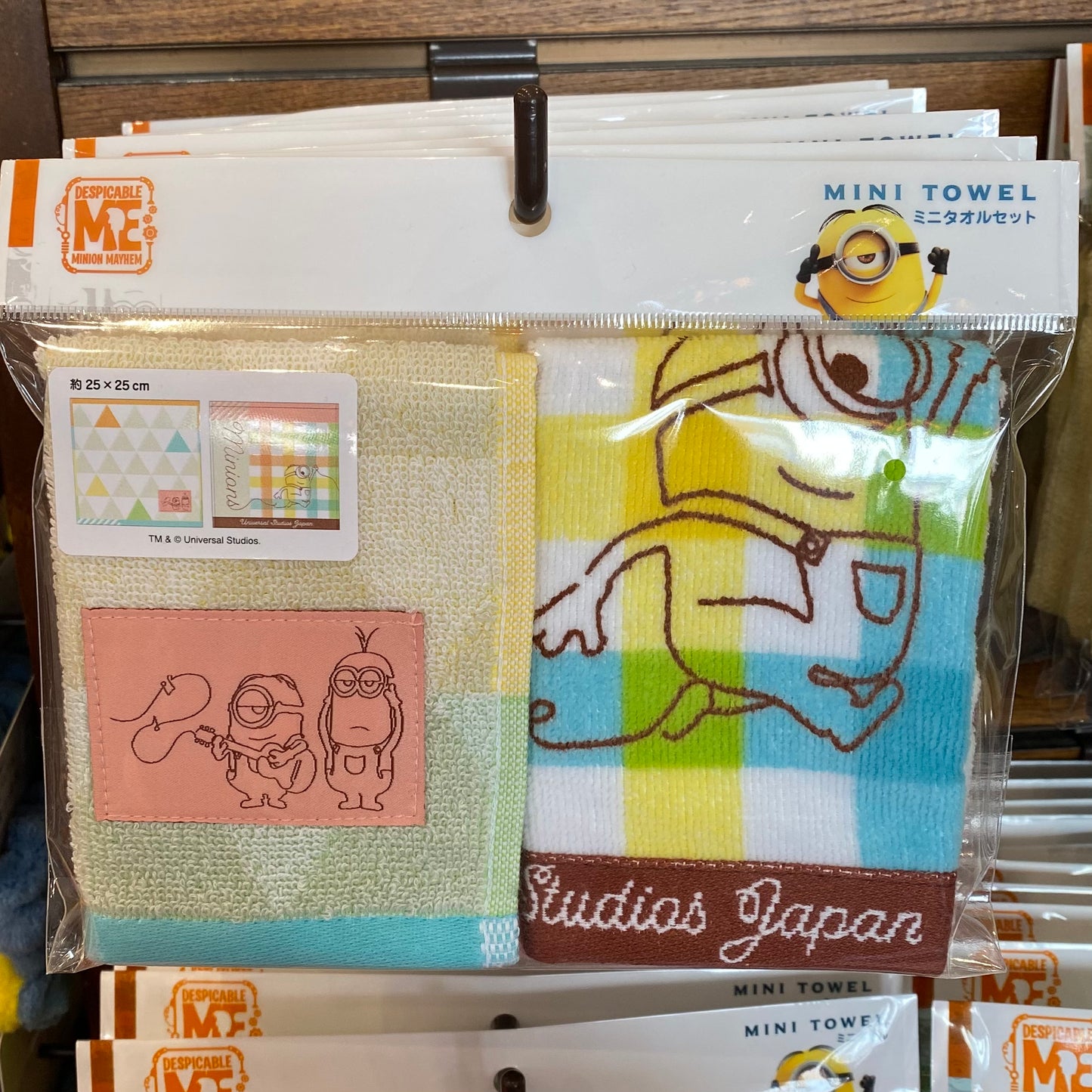 【訂貨】USJ Minions 彩格毛巾 Mini Towel Set