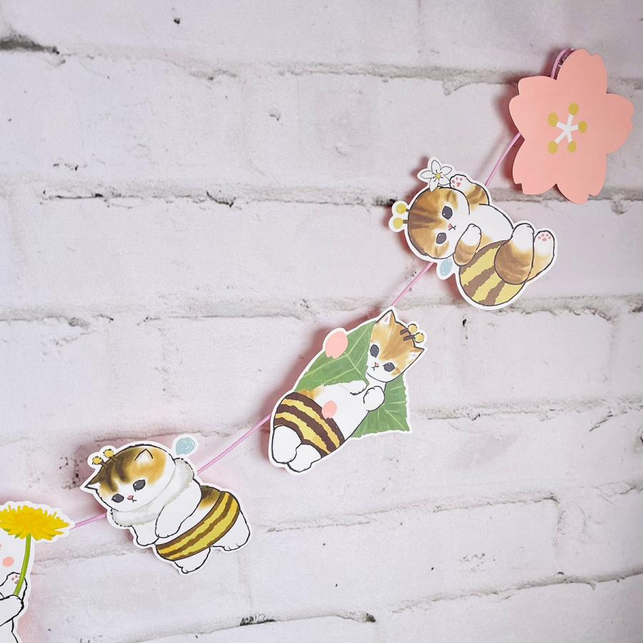 【Order】Mofusand bee cat Garland Card 3D decoration card