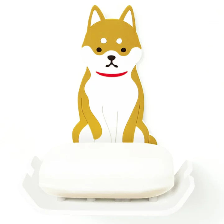 【訂貨】日本 Sticky Friends 多用途無痕置物架 - 柴犬